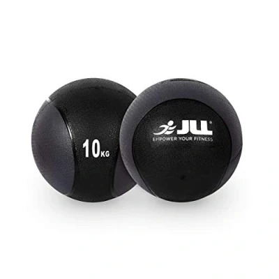 Image of JLL® Medicine Balls 1 10kg, Heavy Duty Rubber, Colour Coded Weights For Weight Training, Exercise, Fitness, MMA, Boxing (10)