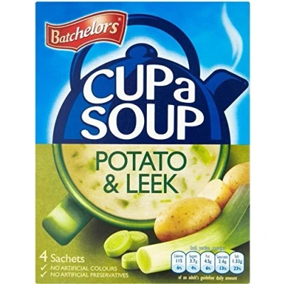 Image of Batchelors Cup a Soup Creamy Leek &amp; Potato (4 per Pack 107g) of 6