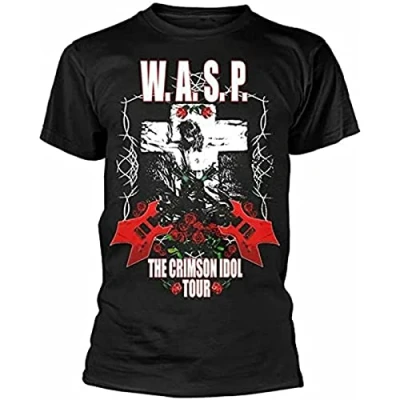 Image of Men&#039;s Wasp Crimson Idol Tour Shirt T Heavy Metal Band Tshirt L