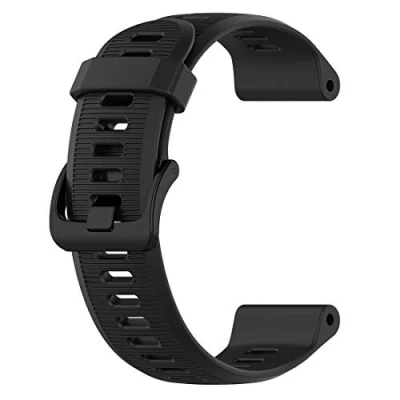 Image of LOKEKE For Garmin Forerunner 945 Replacement Band, Silicone Wrist Band Strap 945/935/ Approach S60/ Fenix 5/5 Plus(Silicone Black)