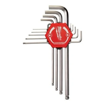 Image of Milwaukee Allen Key Set 1.5 mm 10 9 Piece Metric, Black