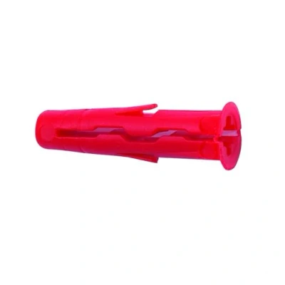 Image of Rawlplug Uno Universal Contract Wallplug 6 mm RED Rawl Plugs for Plasterboard, Masonry, Brick, Concrete Solid Wall Plug Anti Rotation Features Plasterboard Fixings Pack of 96,R U1 96 C