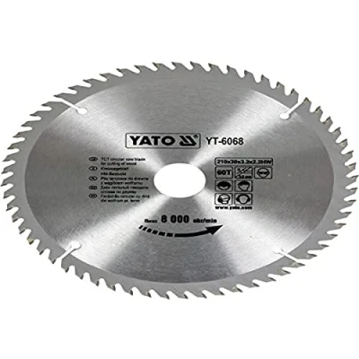 Image of Yato Professional YT 6068 Carbide Tipped Circular Saw Blade 210 x 60 30 mm