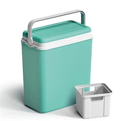 Image of 29 Ltr Large Thermal Cooler Freezer Insulated Cool Ice Box Picnic Beach Camping (Turquoise)