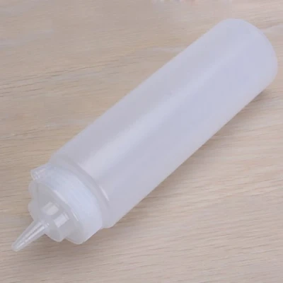 Image of 1 X White Plastic Sauce Squeeze Bottle Dispenser 24oz by SuntekStore Online