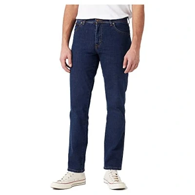 Image of Wrangler Men&#039;s Texas Slim Jeans, Blue (Cross Game 11u), 40W / 36L