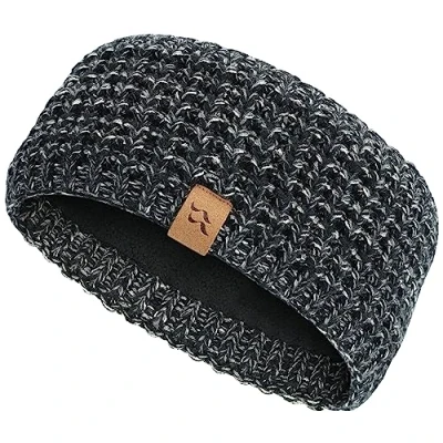 Image of Rab Nonna Headband Lightweight Recycled Knit Ear Warmer for Trekking, Skiing, &amp; Everyday Use Black One Size