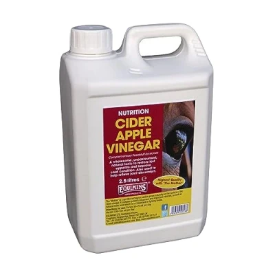 Image of Equimins EQS0046 Cider Apple Vinegar Clear, 5 Litre
