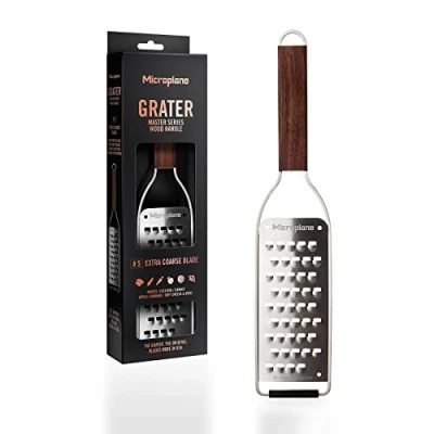 Image of Microplane Grater Master Extra Coarse Stainless Steel/Wood