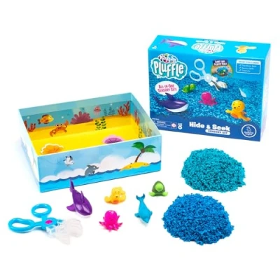 Image of Learning Resources EI 1946 Animal Playfoam Pluffle Ocean Set, Tuff Tray Activity, Indoor Messy Play Kit, Developmental Sensory, Fidget Fine Motor Toys Ages 3+, Multi