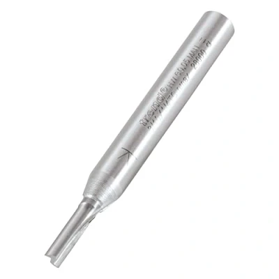 Image of Trend Professional Straight Two Flute Router Cutter Bit, 1/4 Inch Shank, 3.2mm Cut Diameter, Diameters from 2.0mm to 12.7mm, Tungsten Carbide Tipped, 3/10X1/4TC
