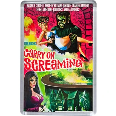 Image of Super Universe Carry On Screaming Classic Movie Poster Fridge Magnet 5 x 7.5 cm