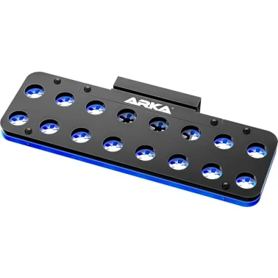 Image of ARKA myREEF® FRAG Rack 16 Holes Coral holder For every marine aquarium glass thickness up to 12 mm Hole diameter approx. 15 Silicone fuses
