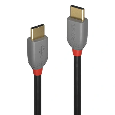 Image of LINDY 36873 3 m USB 2.0 Type C to Cable, Anthra Line Black