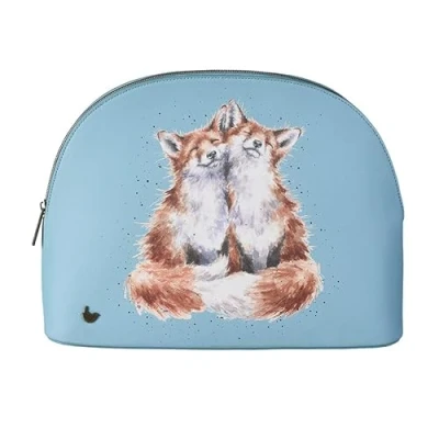Image of Wrendale Designs &#039;Contentment&#039; Fox Large Cosmetic Bag