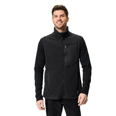 Image of VAUDE Men&#039;s Rosemoor Fleece Vest Jacket, Black, L