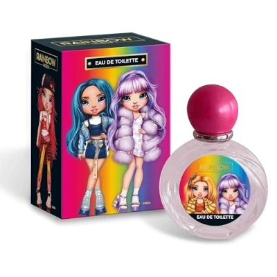 Image of Rainbow High Eau De Toilette Natural Perfume Long Lasting EDT for Kids and Adults Playful Vibrant Scent Best Gift Children, 50ml