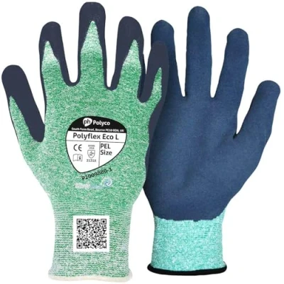Image of Polyco PEL Polyflex ECO L Latex Coated Gloves