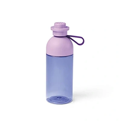Image of LEGO Hydration Bottle, Kids Drinks 500ml Transparent Red, Water Drinking Bottle for Toddlers, Dishwasher Safe, Reusable Sports