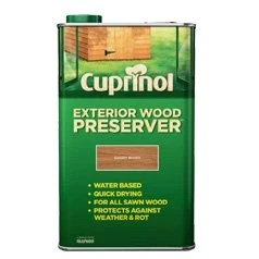Image of Cuprinol Exterior Wood Preserver Rustic Green (BP) 5L