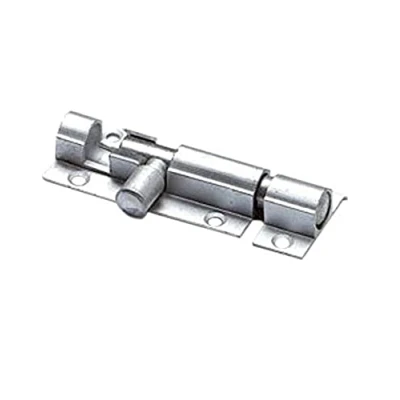Image of Merriway BH04902 Straight Surface Slide Door Bolt Aluminium 75mm
