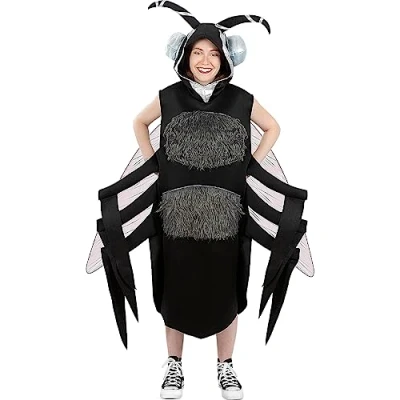 Image of Funidelia Fly Costume for men and women Animals adults accessory fancy dress &amp; props Halloween, carnival parties Size Standard Black