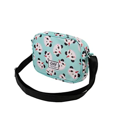 Image of Oh My Pop! Pandicorn Turquesa Rectangular Bag, Turquoise, 24.5 x 17 cm