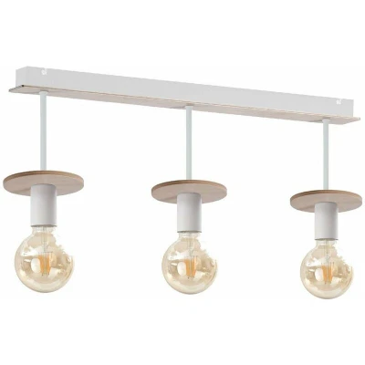 Image of Saturn Ceiling Spotlight Bar Natural, 60cm, 3x E27
