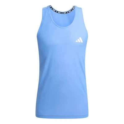 Image of adidas Performance TANK Top, Men&#039;s, Size: Medium, Blue fusion
