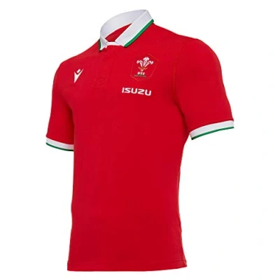 Image of 2020 2021 Wales Home SS Cotton Rugby Shirt Medium Adults