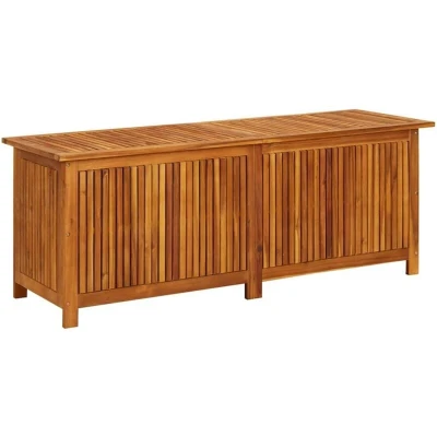 Image of vidaXL Garden Storage Box 150x50x58 cm Solid Acacia Wood