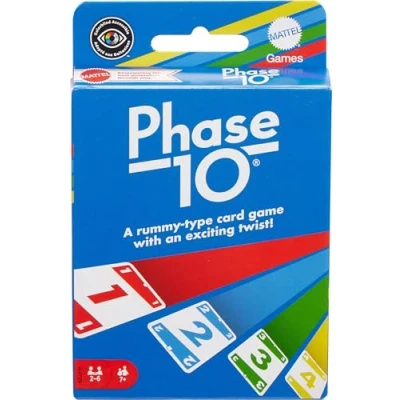 Image of Mattel Phase 10 Card Game, for 7 years +