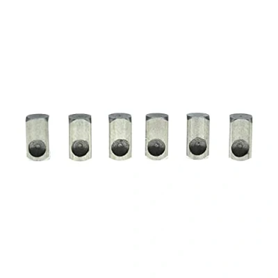 Image of KAISH Set of 6 Stainless Steel Tremolo Bridge String Lock Insert Block Saddle Clamp Blocks Fits FR