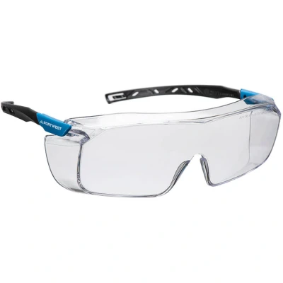 Image of Portwest Top OTG Safety Glasses Clear
