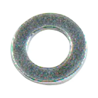 Image of Merriway BH03677 (100 Pcs) M6 (1/4 Inch) Bright Zinc Plated Steel Flat Washer Pack of 100 Pieces
