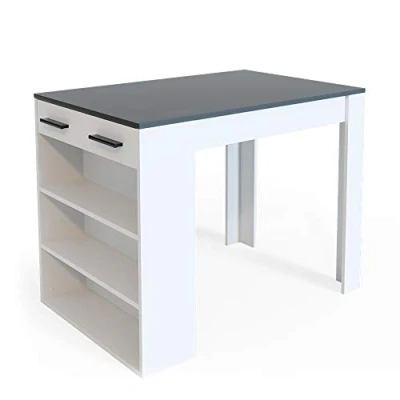 Image of Vicco Bar table Repose, Anthracite/white, 67 x 100 cm