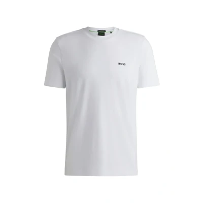 Image of BOSS TEE Basic Tshirt, Men&#039;s, Size: XXL, White