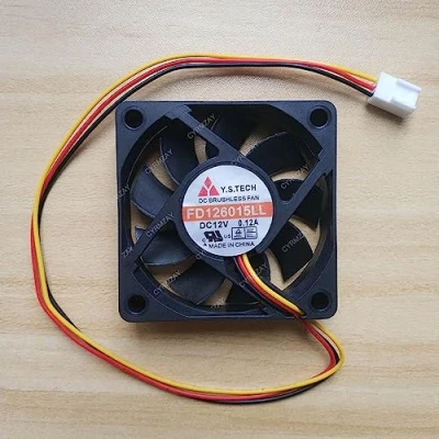 Image of CYRMZAY Compatible for Y.S.TECH FD126015LL 60 * 15MM 12V 0.12A 6CM 3Pin Cooling Fan