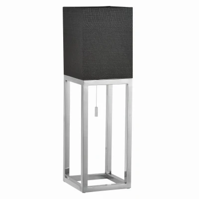 Image of Alfa 19x19cm Table Lamp with Shade Black 1xE27