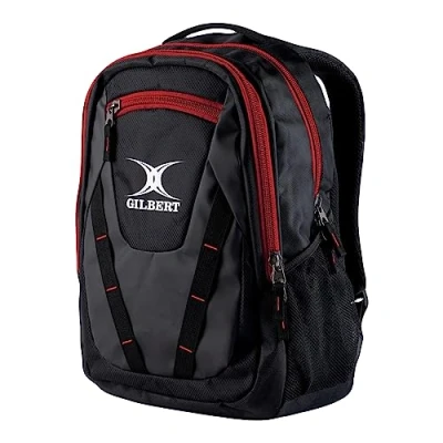 Image of Gilbert Club Rucksack V4, Black / Red, Standard, Backpack