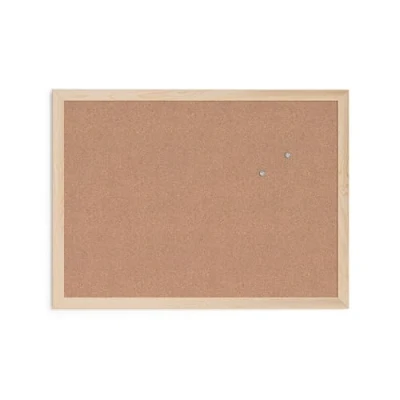 Image of U Brands Cork Bulletin Board, 17 x 23 Inches, Light Birch Wood Frame (265U00 01)