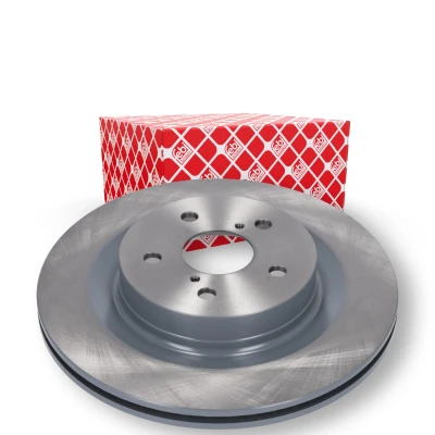 Image of 4243142080, 4243178030 Brake disc FEBI BILSTEIN 179062 Rear Axle 317mm 18mm 5 Hole 114,3mm internally vented Coated TOYOTA: RAV4 V