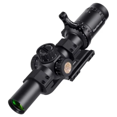 Image of WestHunter Optics HD 1 6x24 IR Riflescope, 30mm Tube Red Green Illuminated Reticle Second Focal Plane Tactical Precision 1/5 MIL Shooting Scope A, Picatinny Kit A