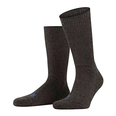 Image of FALKE Unisex Walkie Ergo U SO Wool Plain 1 Pair Socks, Grey (Smog 3150), 8 9