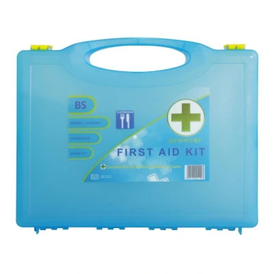 Image of Qualicare BSI Premier Large First Aid Catering Kit with Wall Bracket
