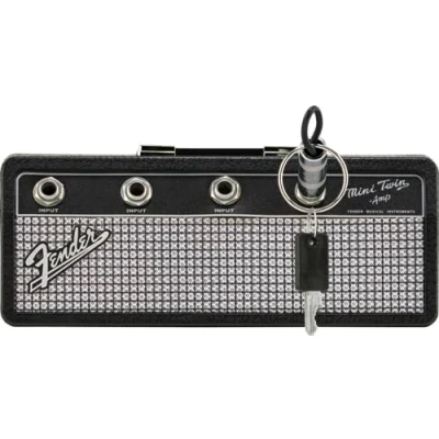 Image of Fender &quot;Jack Rack&quot; Key Holder In Guitar Amp Design Color: Black