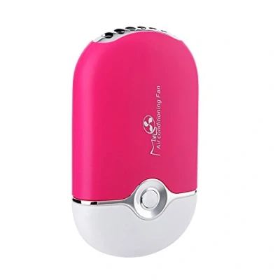 Image of ThreeH Mini Personal Fan Handheld USB Rechargeable Bladeless Desk Fans Travel Cooling F015,Pink
