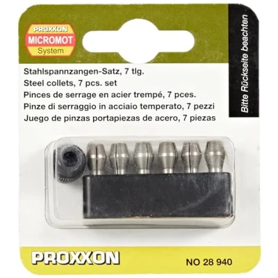 Image of Proxxon 28940 Set of MICROMOT Steel Collets, 6 Piece