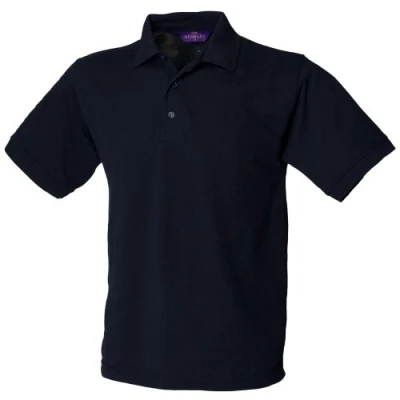 Image of Henbury Mens Short Sleeved 65/35 Pique Polo Shirt (XL) (Navy)