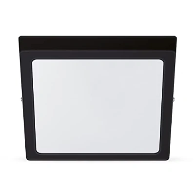 Image of PHILIPS LED Magneos Slim Surface Mount Square Downlight 2700K 12W [Warm White Black] for Indoor Lighting, Livingroom and Bedroom